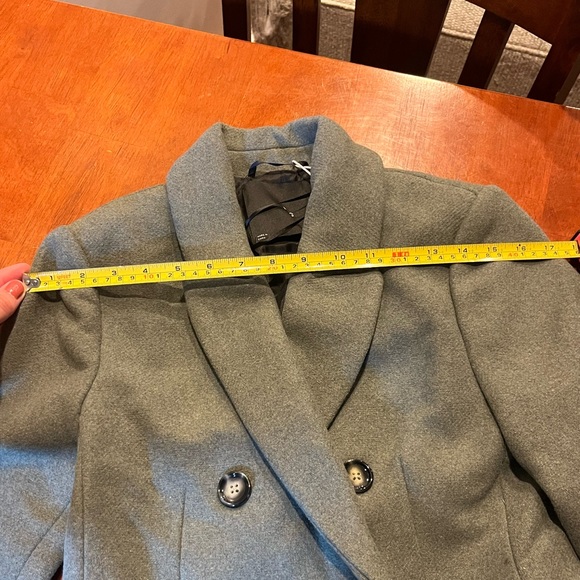 NEW Mango Wool Blend Double-Breasted Coat, Size XS - Picture 9 of 14